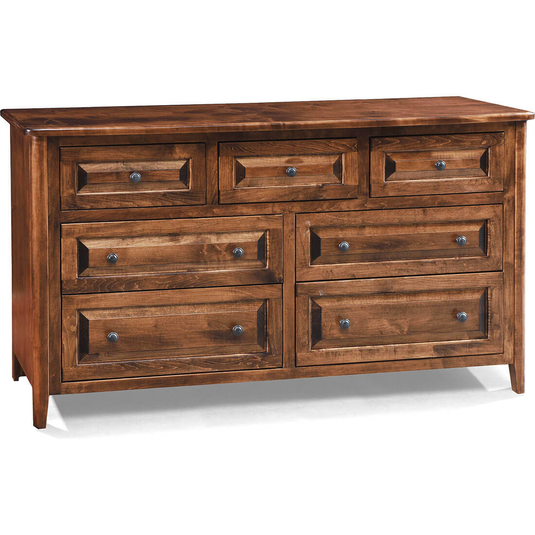 Maple Carson 7-Drawer Dresser