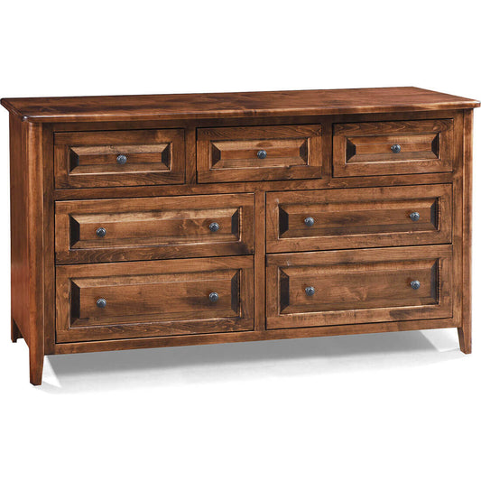Maple Carson 7-Drawer Dresser