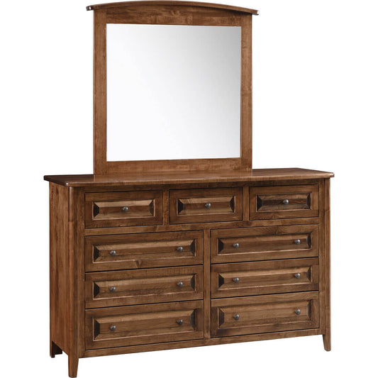 Maple Carson 9-Drawer Dresser