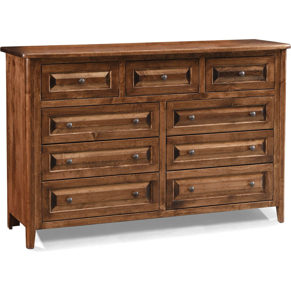 Maple Carson 9-Drawer Dresser