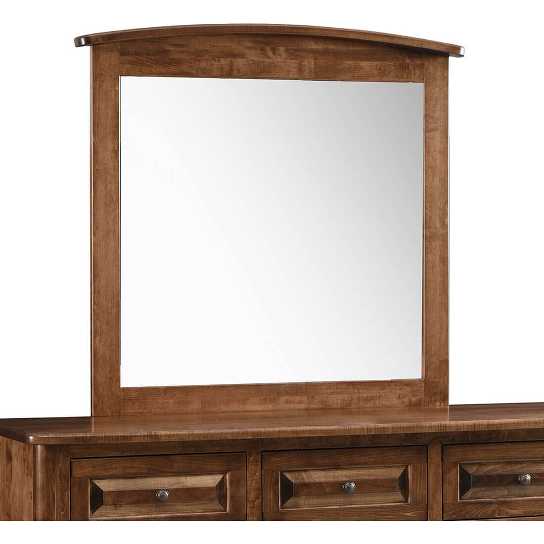 Maple Carson Arched Mirror