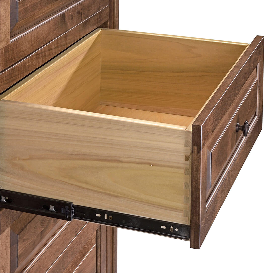 Maple Carson 5-Drawer, Single Door Chifforobe