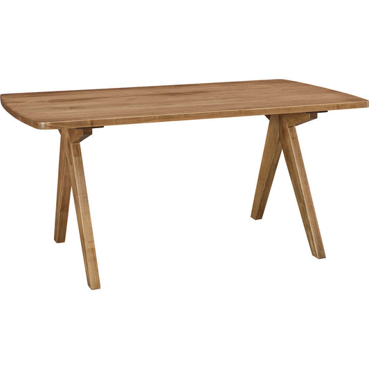 Maple Modern Charlotte Trestle Table