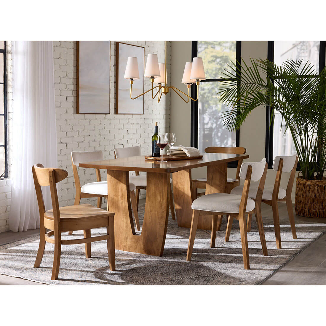 Maple Modern Harper Trestle Table