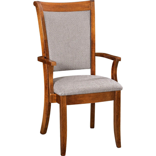 Maple Ellis Upholstered Arm Chair