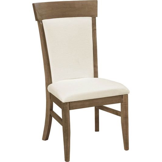 Maple Hudson Upholstered Side Chair