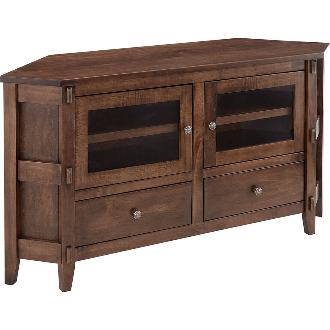 Maple Mission 61" Corner Console