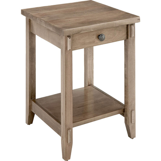 Maple Mission Narrow End Table