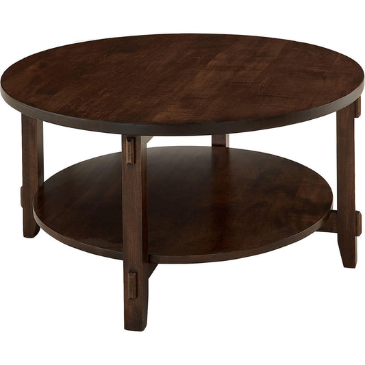 Maple Mission Round Coffee Table