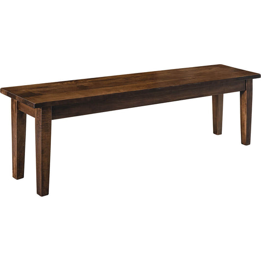 Maple Solid Top Bench - 12" x 72"