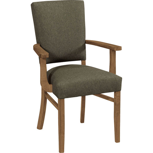 Maple Sydney Upholstered Arm Chair