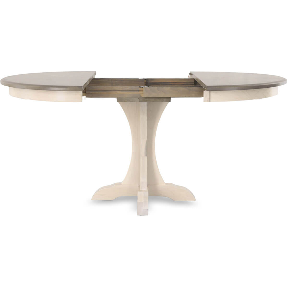Maple Traditional 42"x42" Round Build-A-Table w/18" Leaf