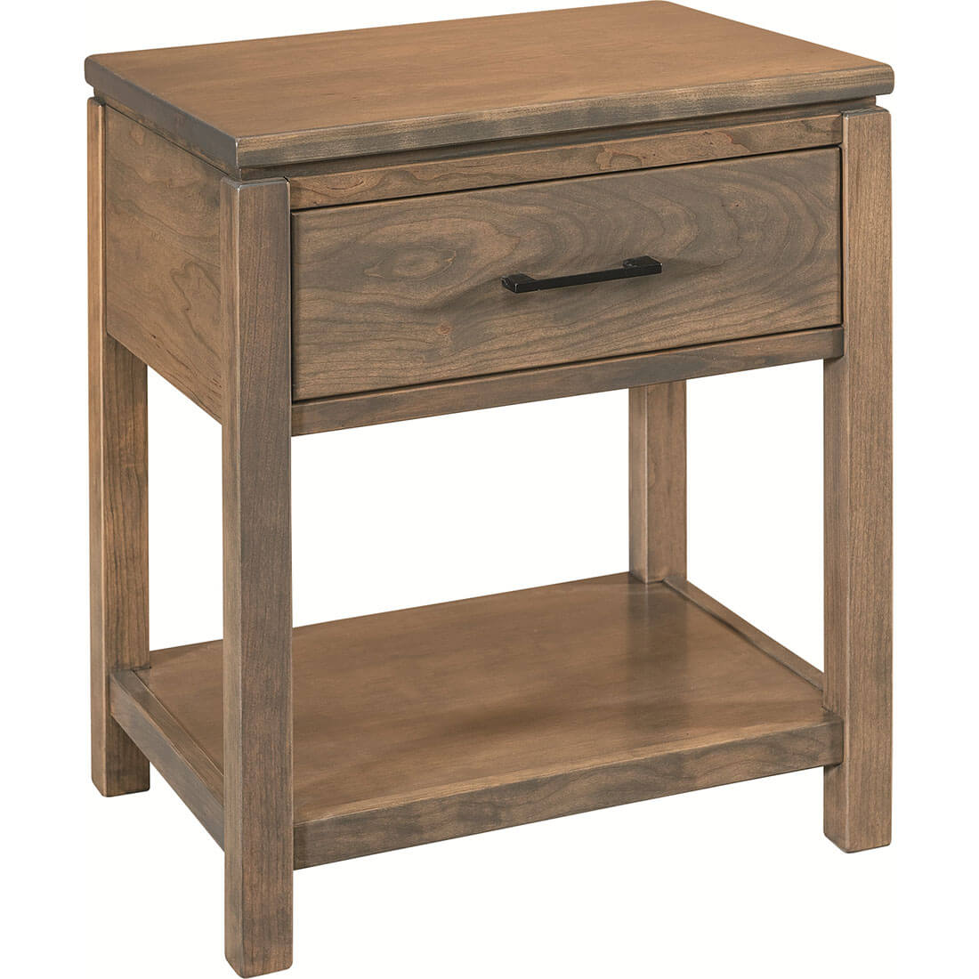 Cherry Maverick 1-Drawer Side Table