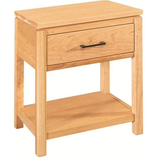Cherry Maverick 1-Drawer Side Table