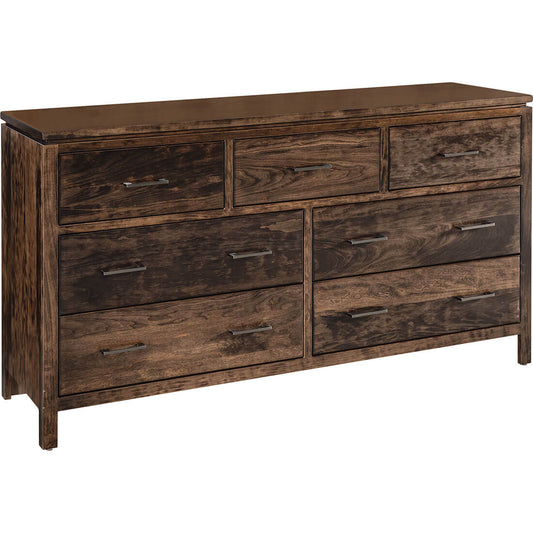 Cherry Maverick 7-Drawer Dresser