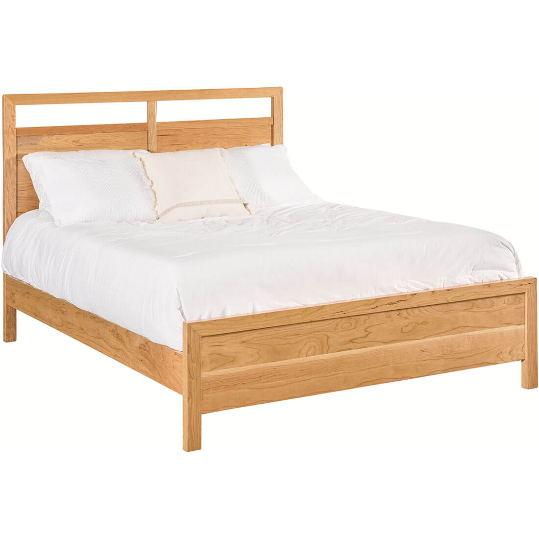 Cherry Maverick Platform Bed