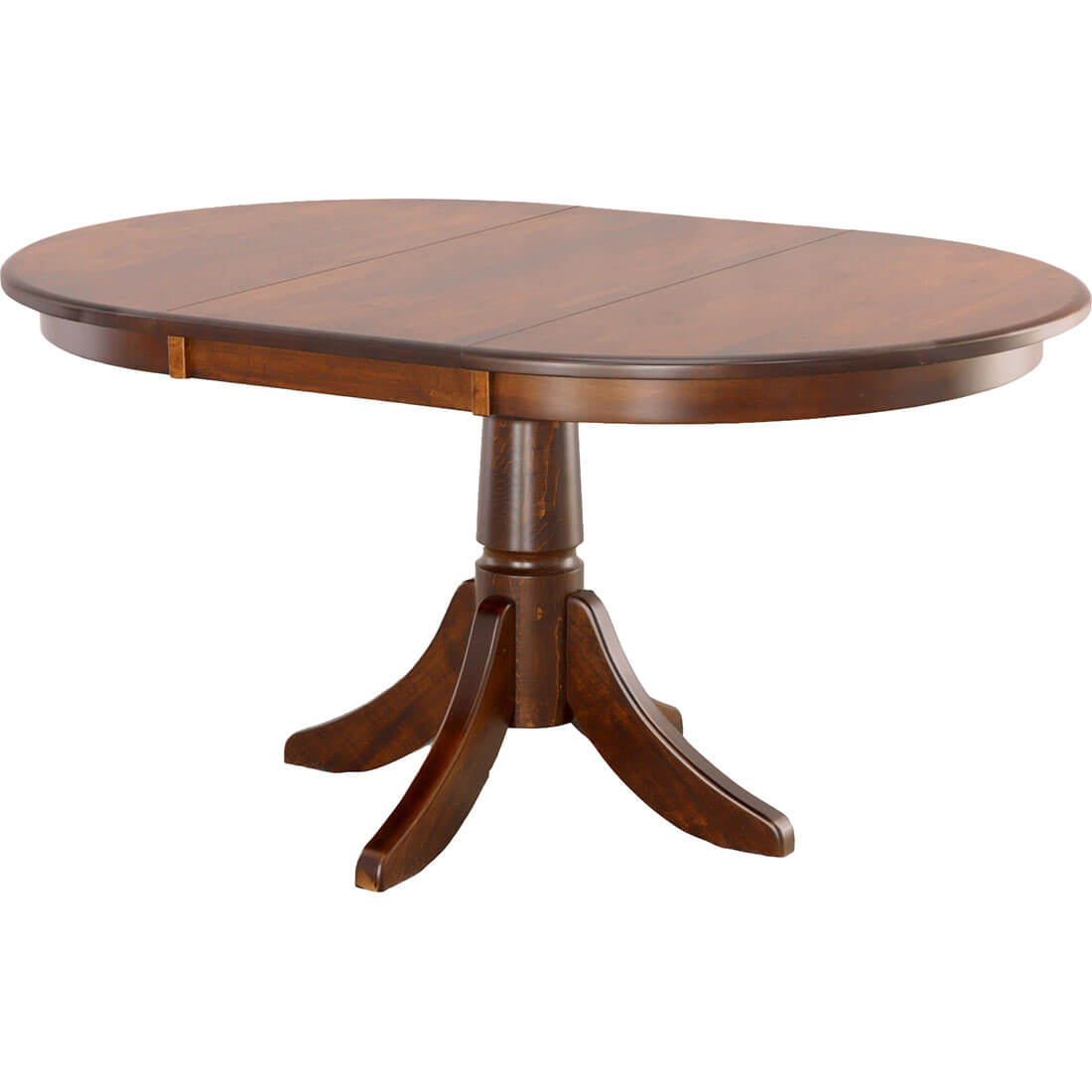 Maple Traditional 42"x42" Round Build-A-Table w/18" Leaf