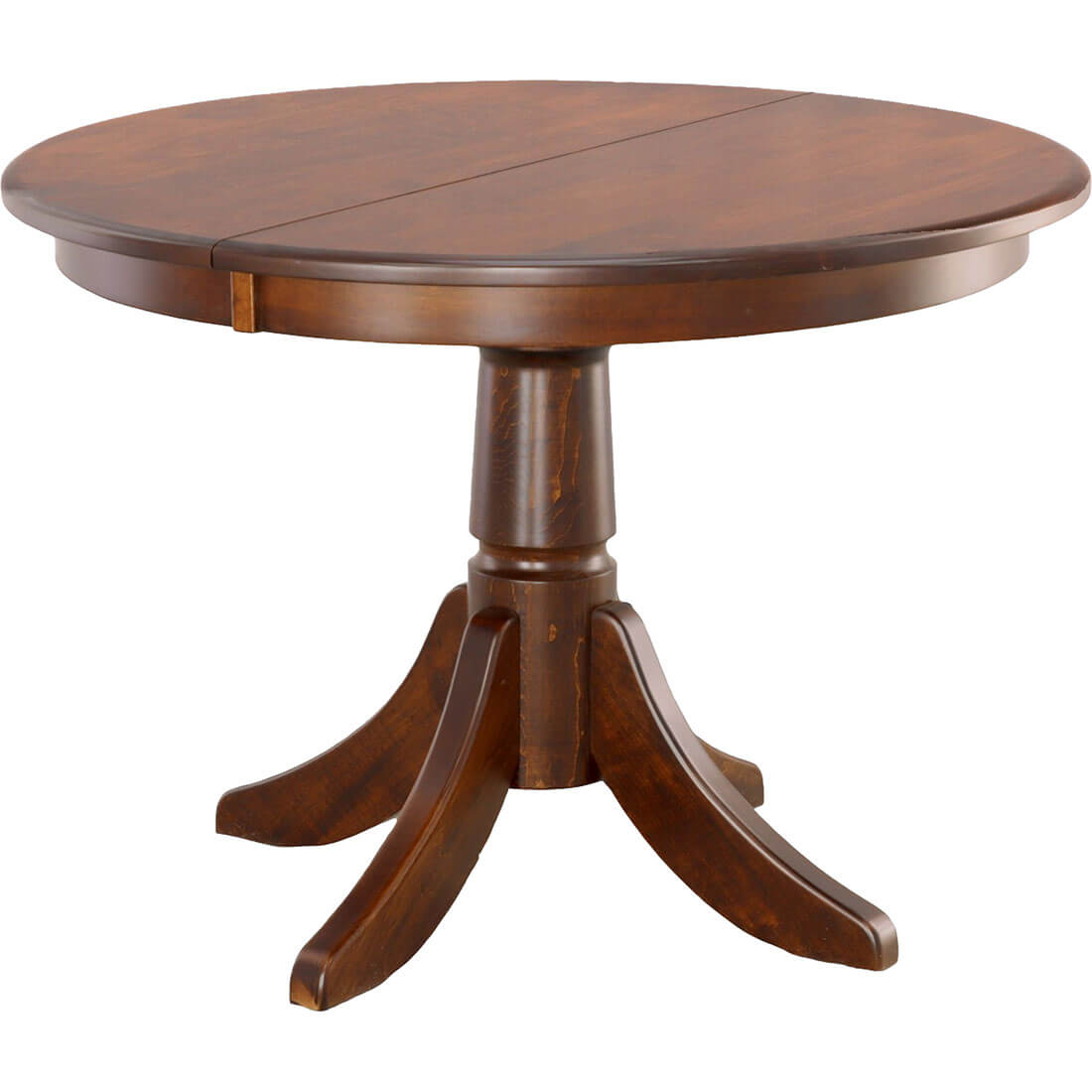 Maple Traditional 42"x42" Round Build-A-Table w/18" Leaf