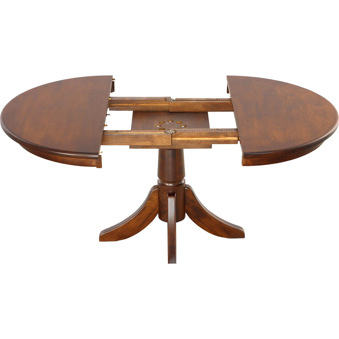 Maple Traditional 42"x42" Round Build-A-Table w/18" Leaf