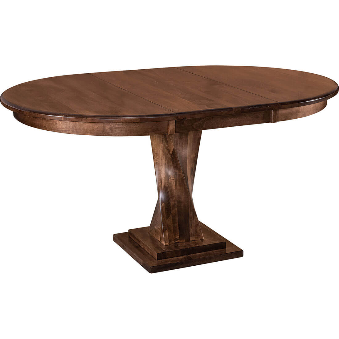 Maple Traditional 42"x42" Round Build-A-Table w/18" Leaf