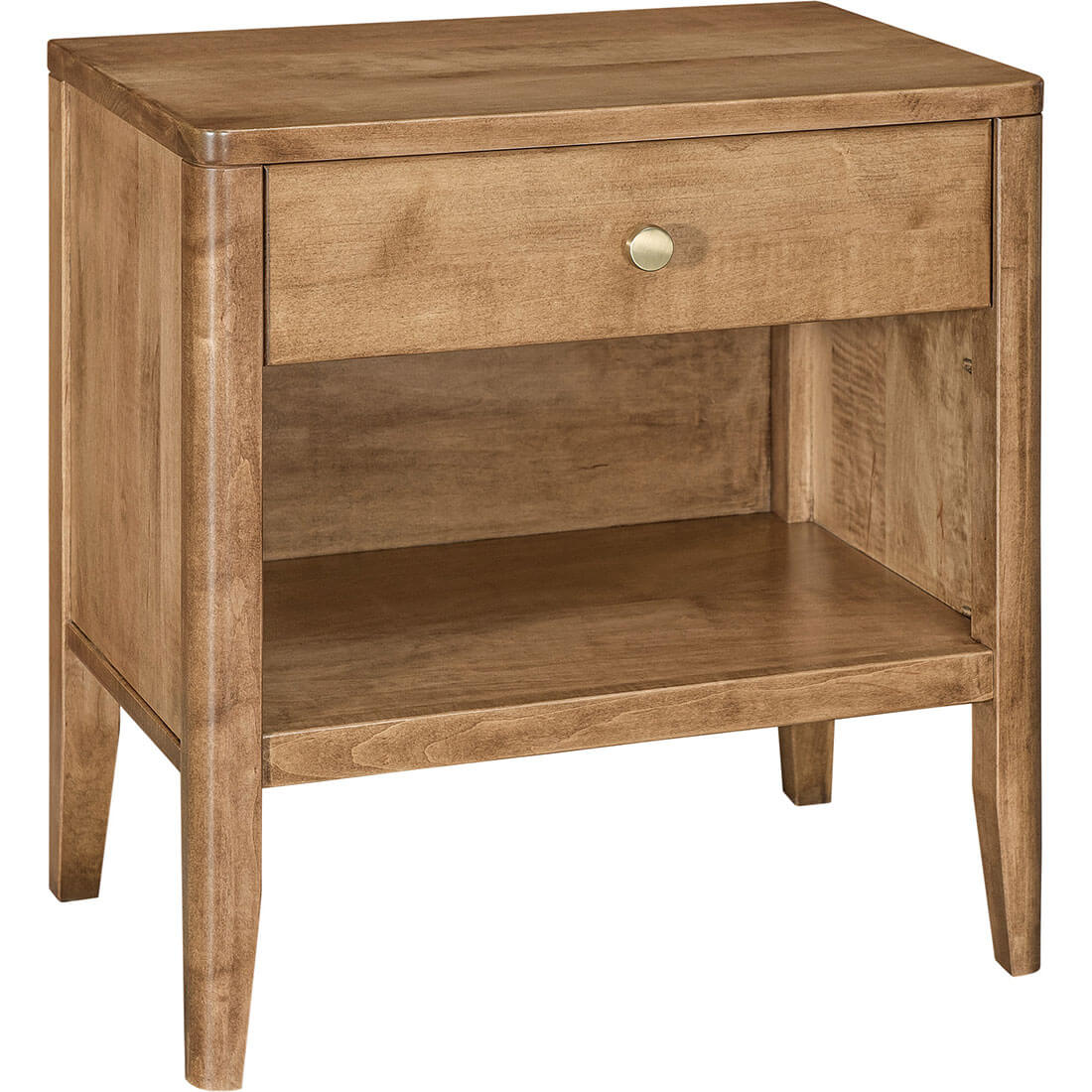 Maple Warren 1-Drawer Nightstand