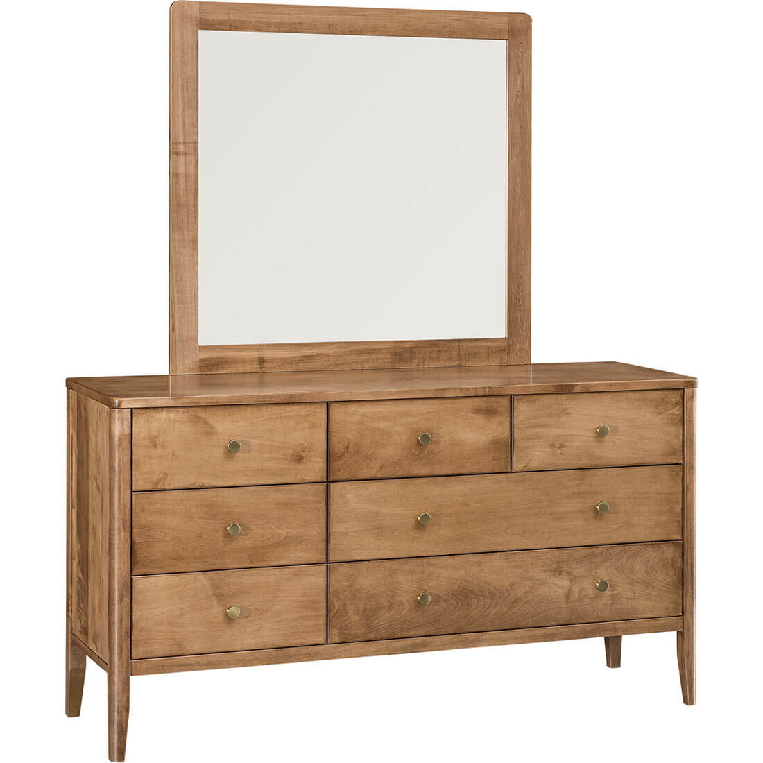 Maple Warren 7-Drawer Dresser