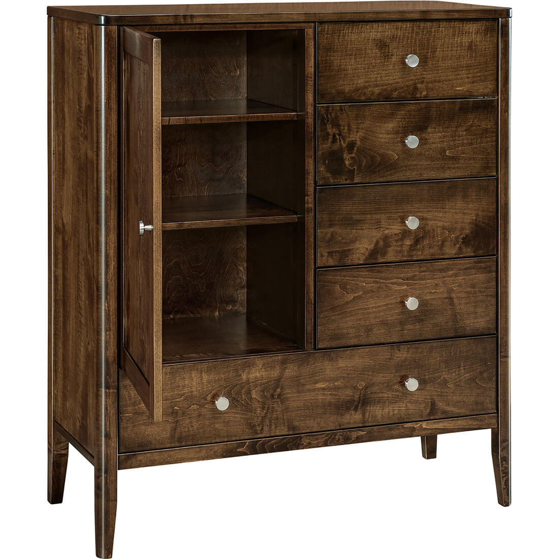 Maple Warren 5-Drawer Chifforobe