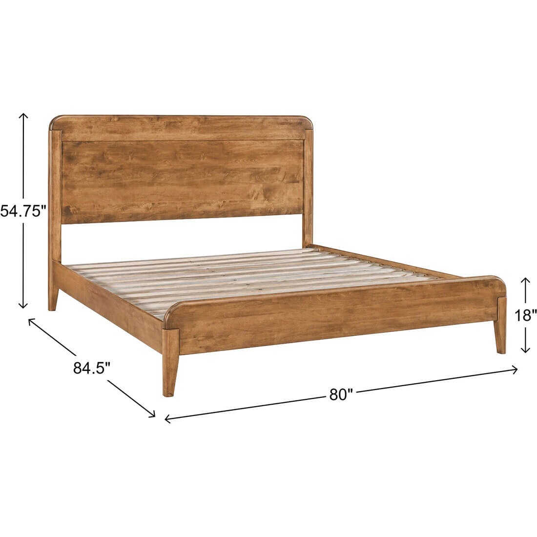 Maple Warren Modern Bed