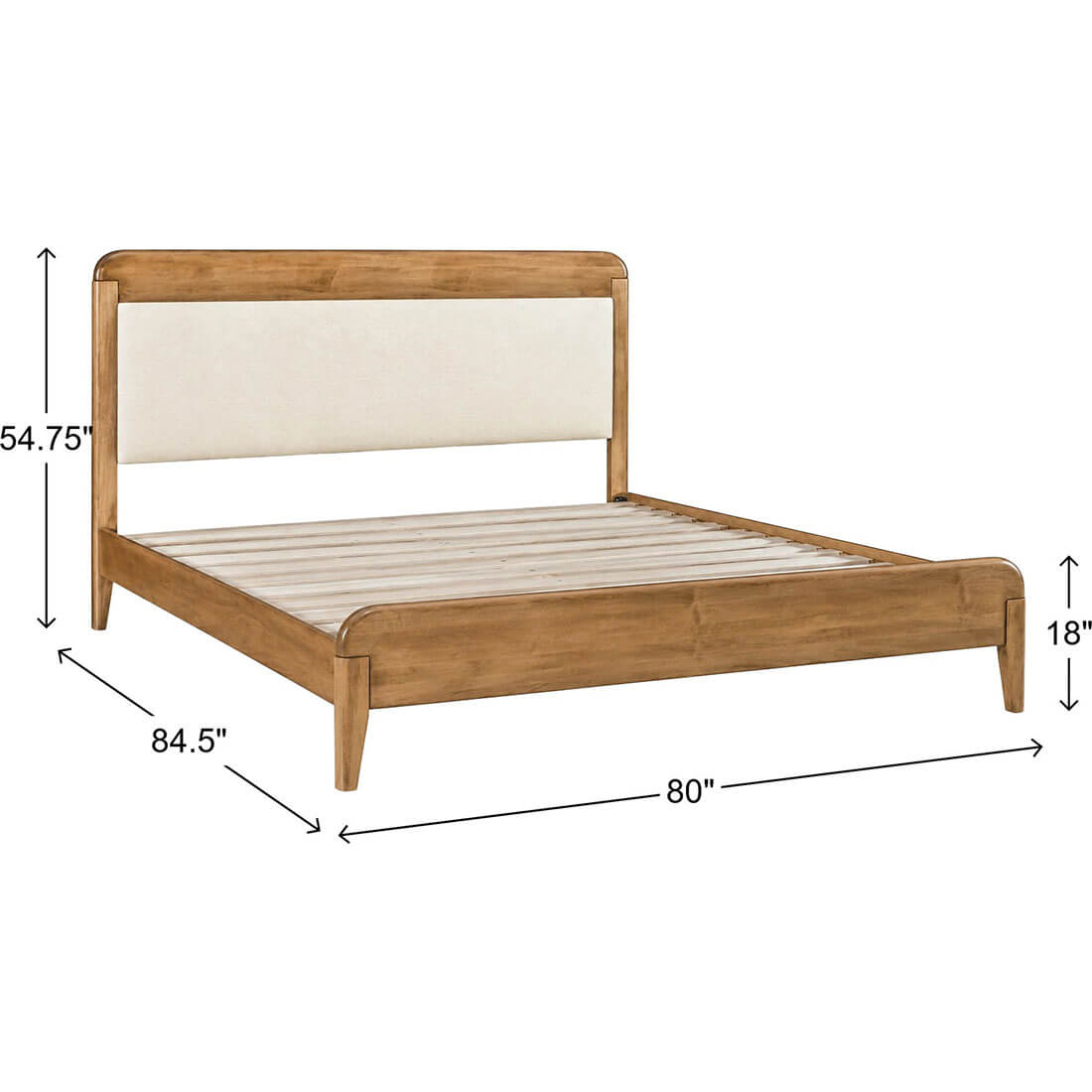Maple Warren Modern Bed