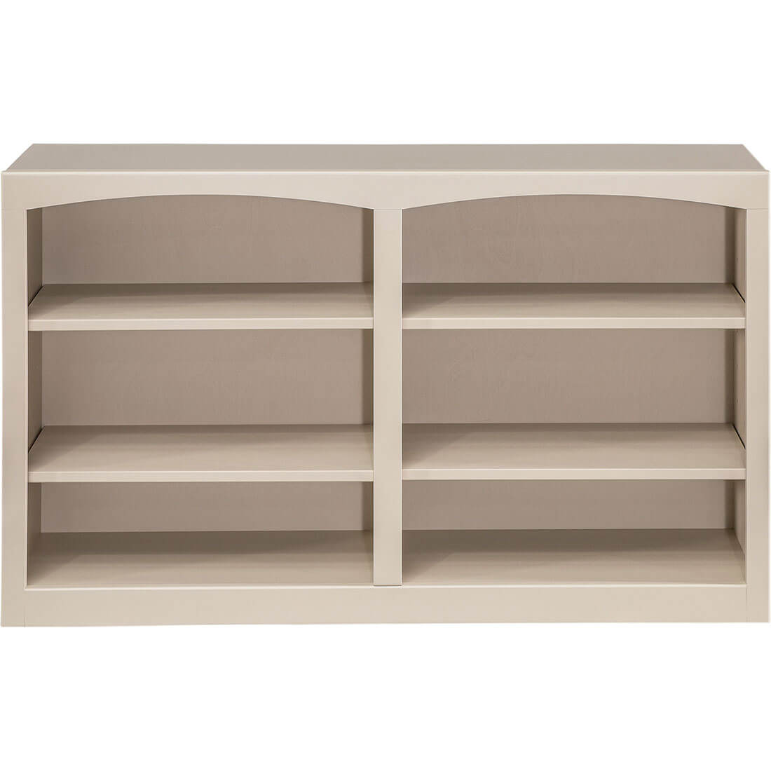 Pine Arched 48″W x 30″H Bookcase