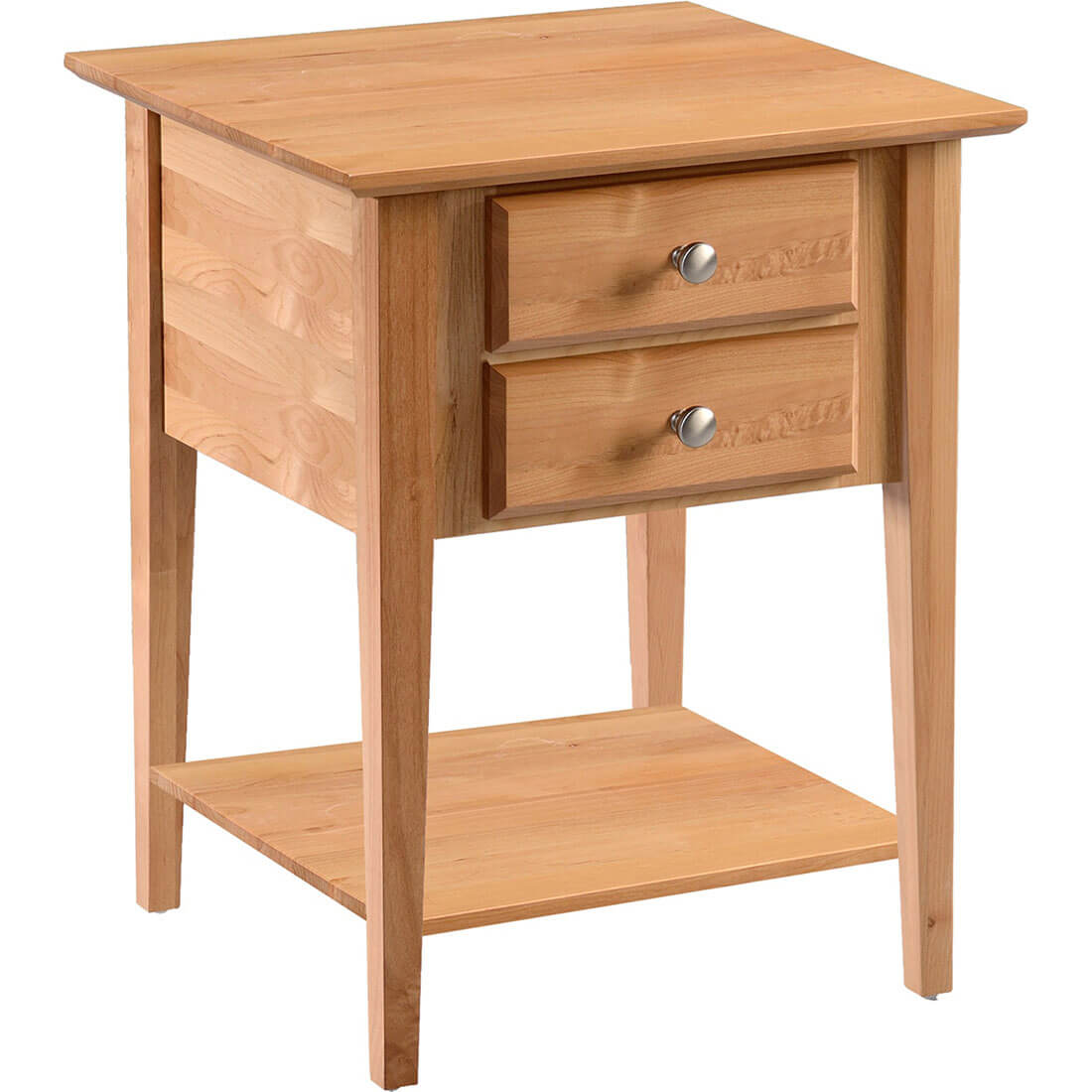 Shaker 2 Drawer End Table