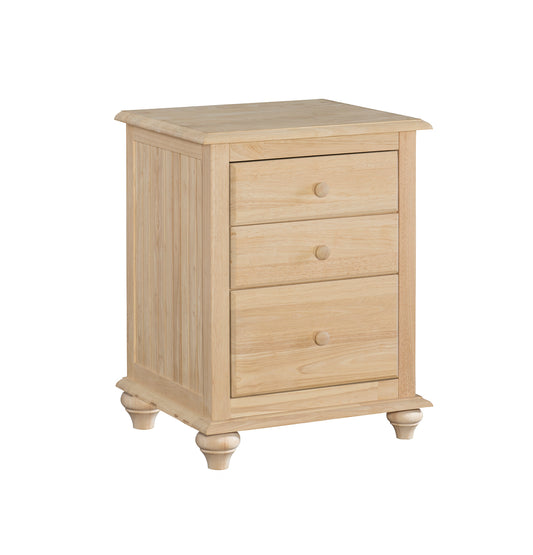 Cottage 3-Drawer Nightstand