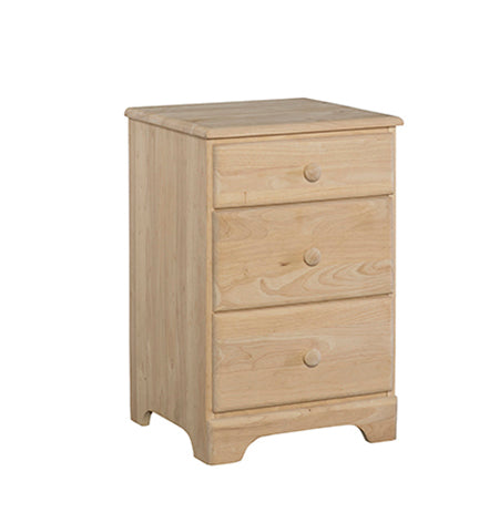 Jamestown 3-Drawer Nightstand
