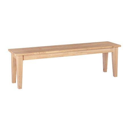 60" Shaker Bench