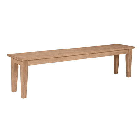 72" Shaker Bench
