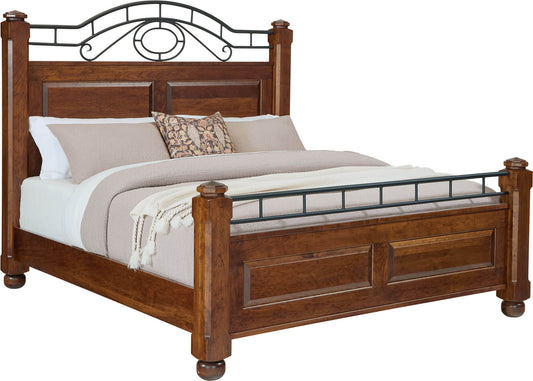 Hickory Mountain Retreat Live-Edge Bed