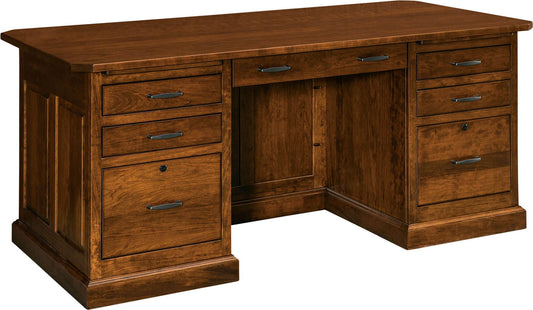 Dr. Redwine's Cherry Executive Desk