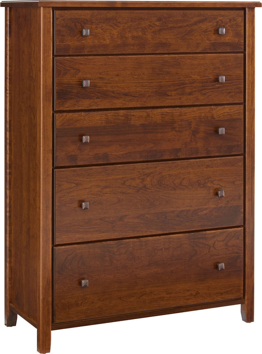 Cherry Fitzgerald 5-Drawer Chest