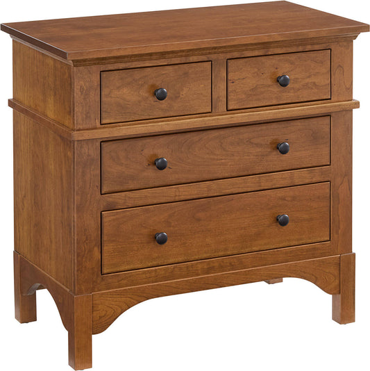 Cherry Leonhardt 4-Drawer Nightstand