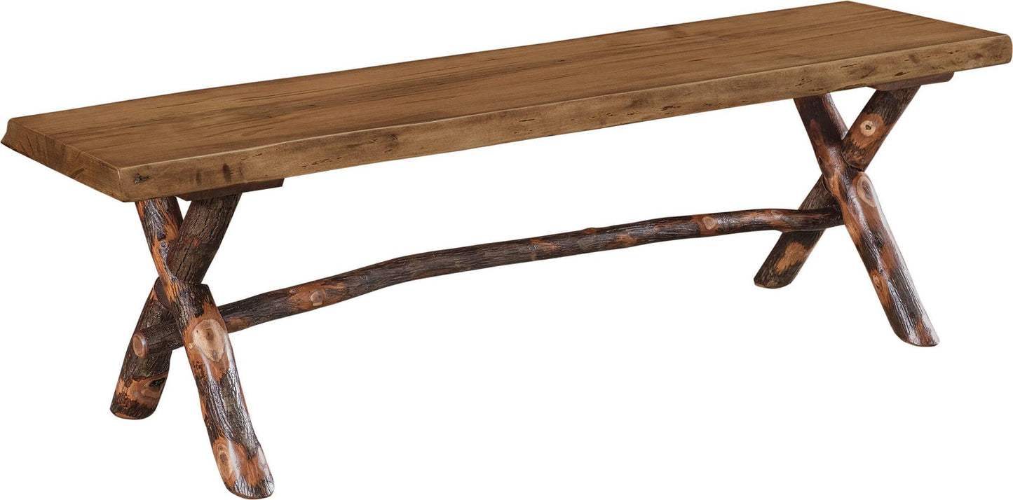Maple + Hickory Mountain Retreat Dining Bench