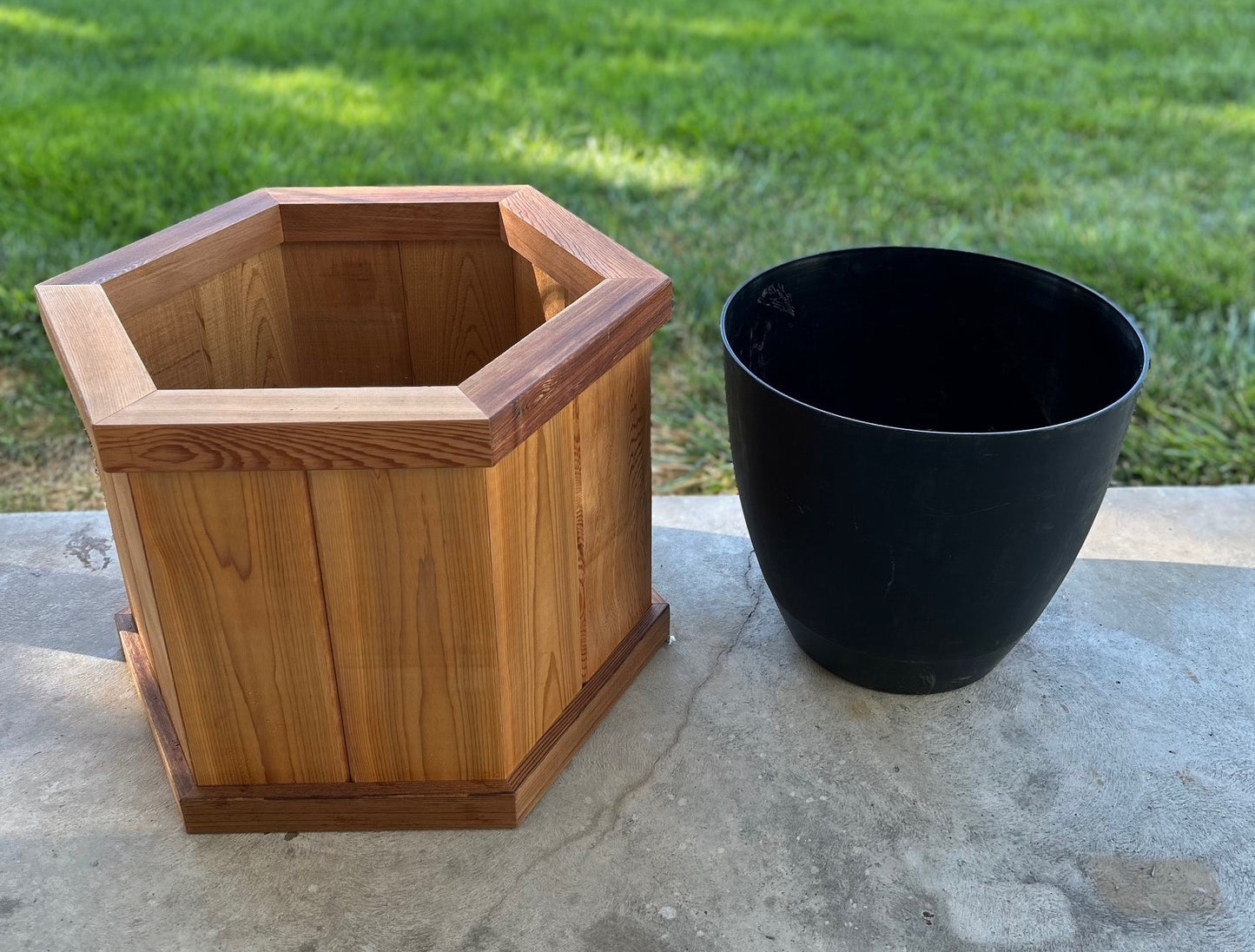Octagon Deck Planter