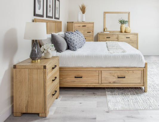 Oxford Storage Panel Bed - King