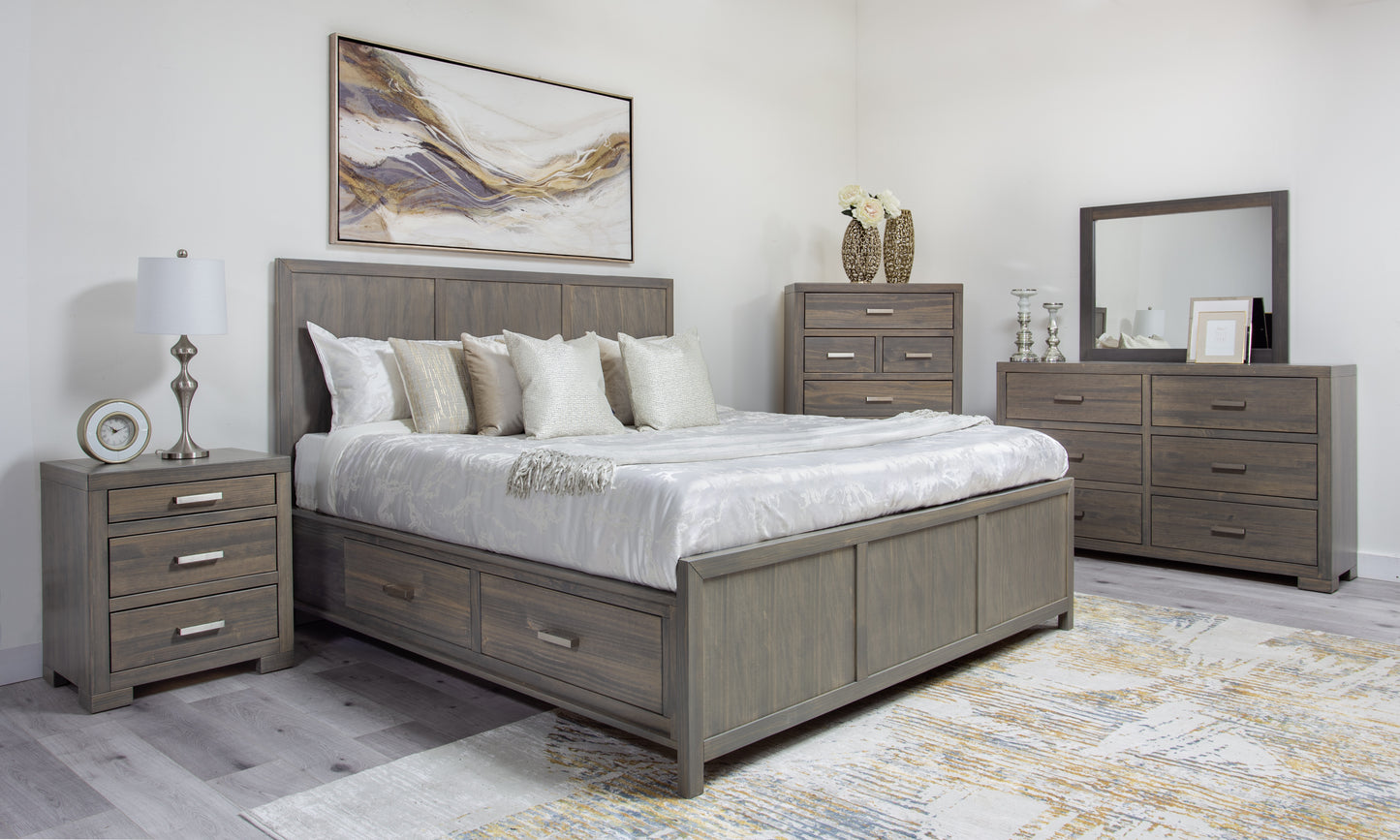 Oxford Storage Panel Bed - Full/Double