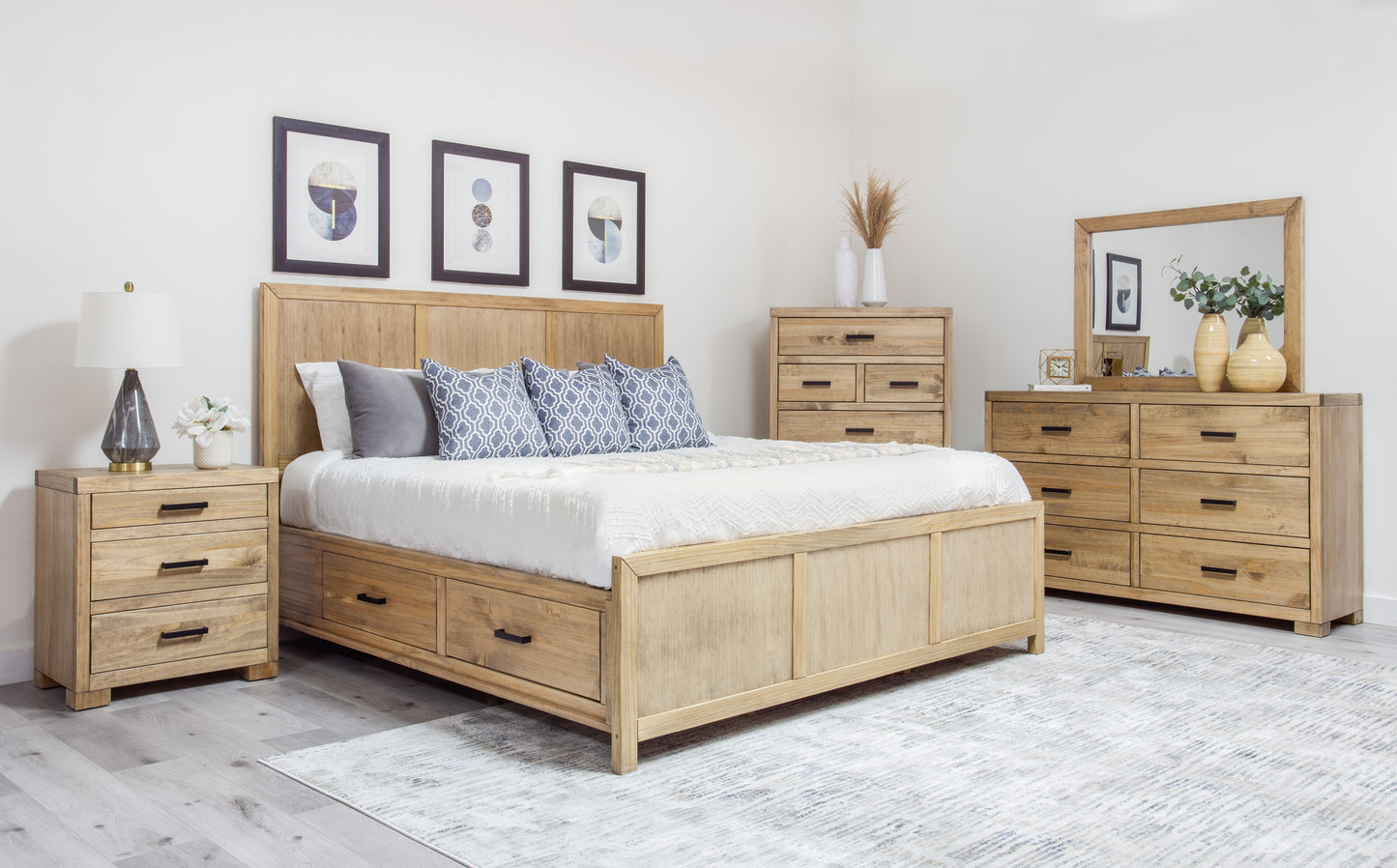 Oxford Storage Panel Bed - Full/Double