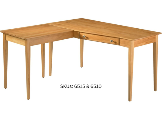 Shaker Wedge Desk Left