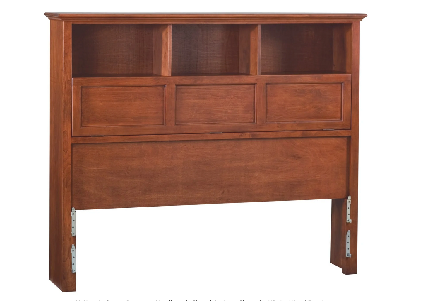 McKenzie Queen Classic Bookcase Storage Bed