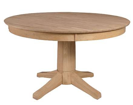 52" Round Table w/ Transitional Pedestal