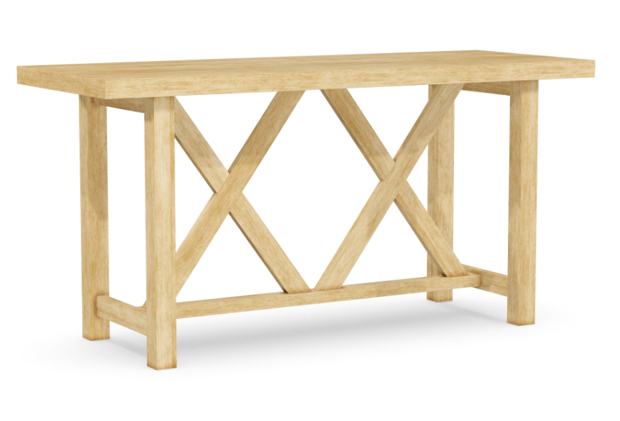 Hampton Double X Table - Counter Height