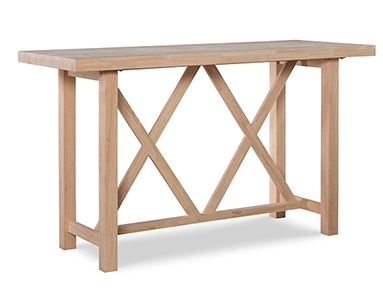 Hampton Double X Table - Bar Height
