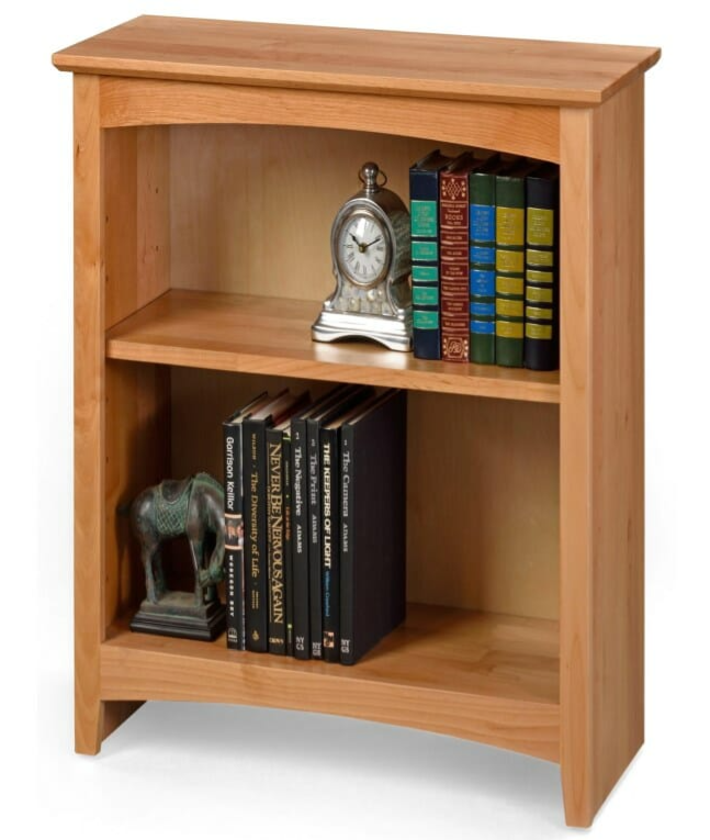 Alder Shaker 24″W x 29″H Bookcase